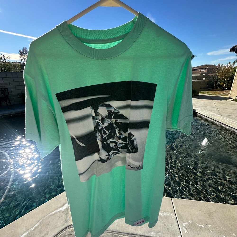 Diamond Supply Co. Aqua Graphic Tee